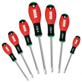 SERIE DI 7 GIRAVITI CON IMPRONTA TORX USAG 322 STX S7