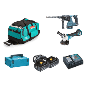 KIT TRAP. DHP481+ MINIFLEX DGA513 + HR243+ 3 BATT. 5AH MAKITA MAKDLX4104TJ1 UTENSILI E MACCHINARI SAN GIORGIO A CREMANO NAPOLI